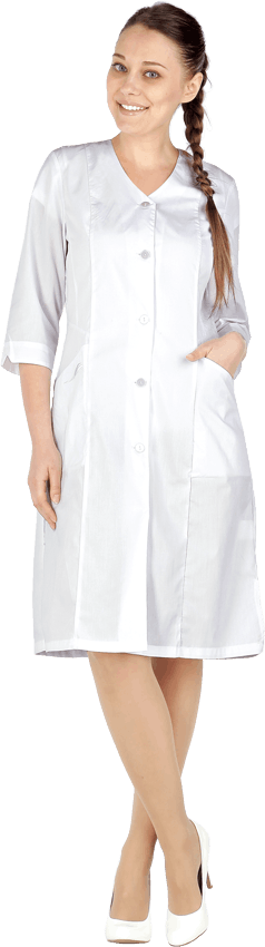 Халат АДАЖИО, белый